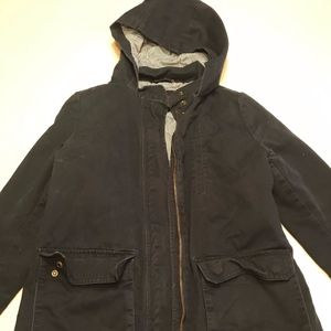Cute GAP Navy Hooded Utility Parka Jacket